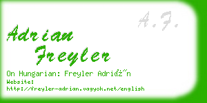 adrian freyler business card